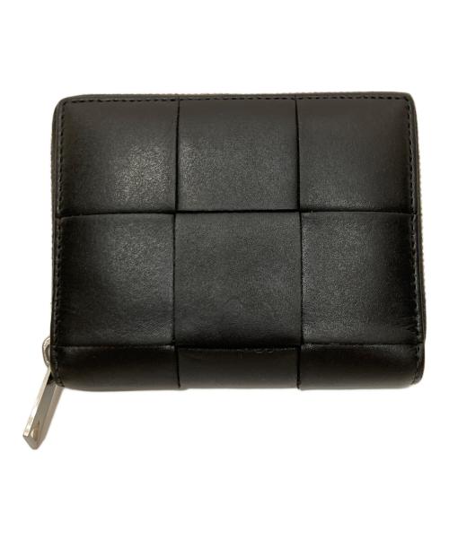 BOTTEGA VENETA（ボッテガベネタ）BOTTEGA VENETA (ボッテガベネタ) イントレチャートウォレット　二つ折り財布　 P02942341N ブラックの古着・服飾アイテム
