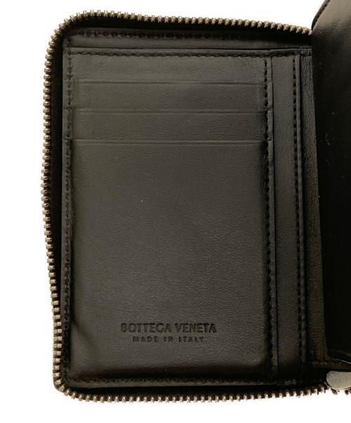 BOTTEGA VENETA（ボッテガベネタ）BOTTEGA VENETA (ボッテガベネタ) イントレチャートウォレット　二つ折り財布　 P02942341N ブラックの古着・服飾アイテム