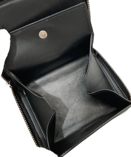 BOTTEGA VENETA（ボッテガベネタ）BOTTEGA VENETA (ボッテガベネタ) イントレチャートウォレット　二つ折り財布　 P02942341N ブラックの古着・服飾アイテム