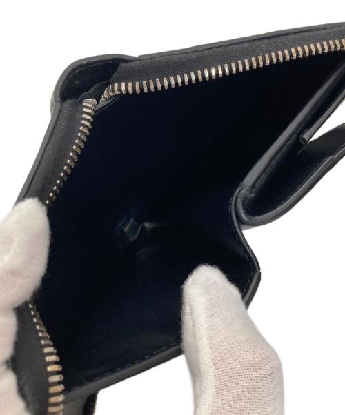 BOTTEGA VENETA（ボッテガベネタ）BOTTEGA VENETA (ボッテガベネタ) イントレチャートウォレット　二つ折り財布　 P02942341N ブラックの古着・服飾アイテム