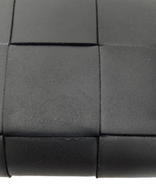 BOTTEGA VENETA（ボッテガベネタ）BOTTEGA VENETA (ボッテガベネタ) イントレチャートウォレット　二つ折り財布　 P02942341N ブラックの古着・服飾アイテム