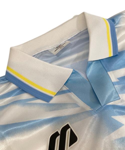 MIZUNO（ミズノ）MIZUNO (ミズノ) 90's ゲームシャツ　Jリーグ　ジュビロ磐田 初期ユニフォーム スカイブルー サイズ:Lの古着・服飾アイテム