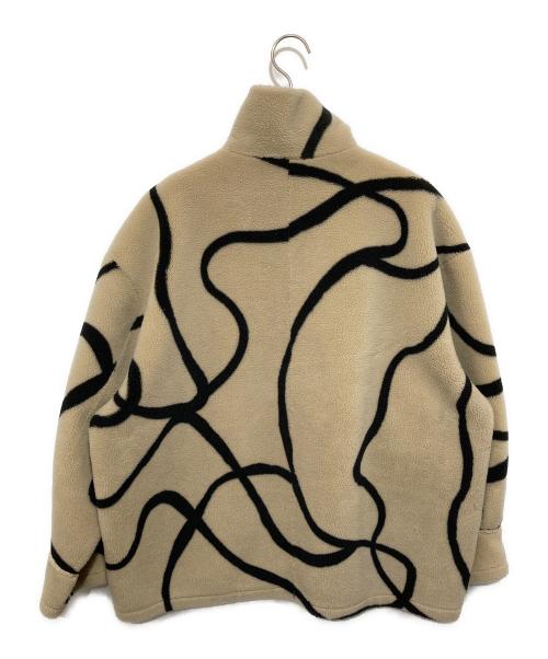 Ameri（アメリ）Ameri (アメリ) 2WAY REVERSIBLE BOA JACKET　リバーシブルボアジャケット　ムートン　01220640991 ベージュ サイズ:Fの古着・服飾アイテム