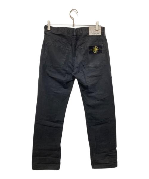 STONE ISLAND（ストーンアイランド）STONE ISLAND (ストーンアイランド) 5 pocket pants TYPE:RE 5ポケットパンツ ボタンフライ　コットンパンツ ブラック サイズ:表記なしの古着・服飾アイテム