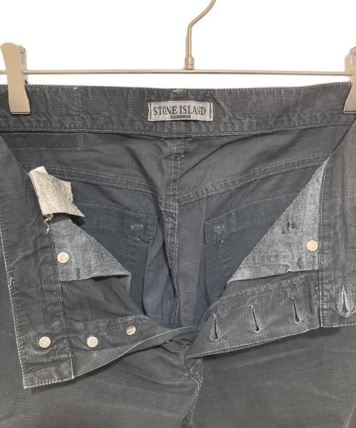 STONE ISLAND（ストーンアイランド）STONE ISLAND (ストーンアイランド) 5 pocket pants TYPE:RE 5ポケットパンツ ボタンフライ　コットンパンツ ブラック サイズ:表記なしの古着・服飾アイテム
