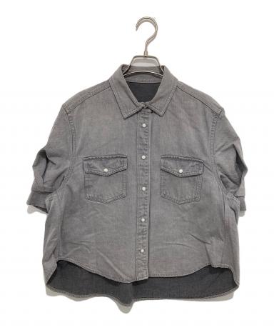 sacai 半袖 デニム シャツ 20-02309M サイズ2 中古・古着通販】sacai (サカイ) Denim Shirt デニムシャツ 23-06484