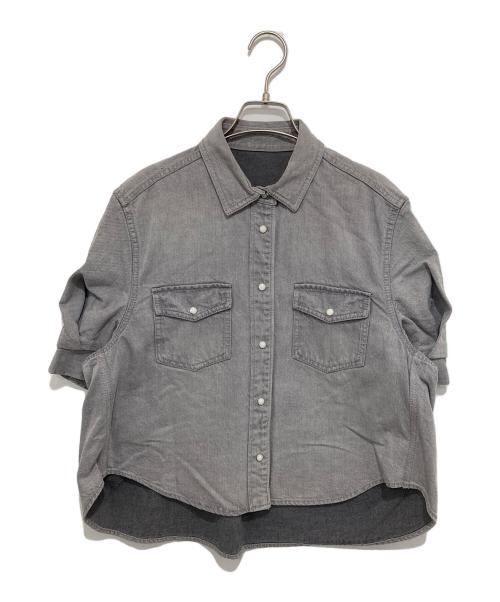 sacai（サカイ）sacai (サカイ) Denim Shirt デニムシャツ　23-06484 グレー サイズ:2の古着・服飾アイテム