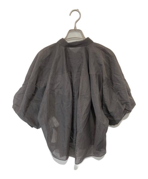 sacai（サカイ）sacai (サカイ) 24SS Chalk Stripe Glencheck Shirt（チョークストライプ グレンチェックシャツ）　24-07272 グレー サイズ:3の古着・服飾アイテム