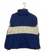 D.C.WHITEディーシーホワイト）の古着「Training Top　トレーニングトップ　バイカラーナイロンジャケット」｜ネイビー