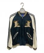 東洋エンタープライズトウヨウエンタープライズ）の古着「Late 1950s Style Acetate Souvenir Jacket　スカジャン　スーベニアジャケット　リバーシブル　刺繍　TT15492」｜ブラック