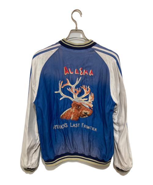 東洋エンタープライズ（トウヨウエンタープライズ）東洋エンタープライズ (トウヨウエンタープライズ) Late 1950s Style Acetate Souvenir Jacket　スカジャン　スーベニアジャケット　リバーシブル　刺繍　TT15492 ブラック サイズ:Mの古着・服飾アイテム