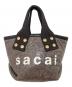 sacai（サカイ）の古着「sound proof tote Small（サウンドプルーフ トート スモール）　21SS 本店限定 / ミニトートバッグ」｜グレー