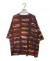 DRIES VAN NOTEN (ドリスヴァンノッテン) LEN LYE (レン・ライ) Len Lye コットン プリント クルーネック カットソー ブラウン サイズ:M：14000円