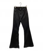 DRKSHDWダークシャドウ）の古着「BOLAN BOOTCUT　デニムパンツ　ボランブーツカットデニムパンツ　フレアパンツ　23AW　DU02D2365-SBW」｜ブラック