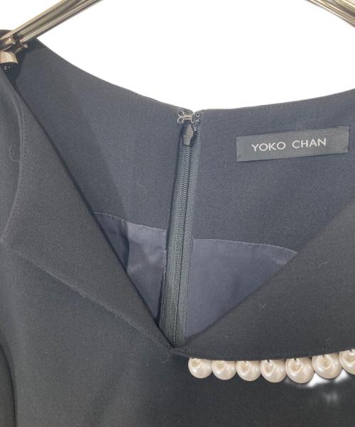 YOKO CHAN（ヨーコチャン）YOKO CHAN (ヨーコチャン) パールドレス　YCD-518-356 ブラック サイズ:40の古着・服飾アイテム