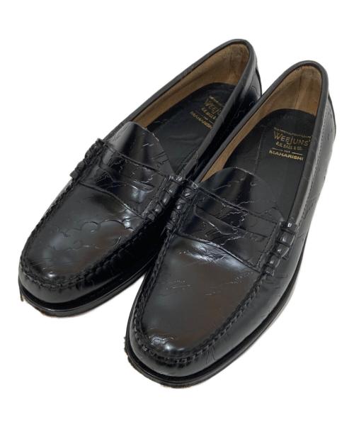 G.H.BASS（ジーエイチバス）G.H.BASS (ジーエイチバス) MAHARISHI (マハリシ) ローファー　BA91010M ブラック サイズ:41の古着・服飾アイテム