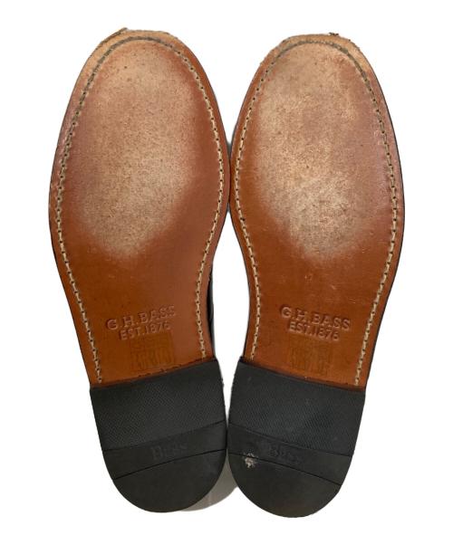 G.H.BASS（ジーエイチバス）G.H.BASS (ジーエイチバス) MAHARISHI (マハリシ) ローファー　BA91010M ブラック サイズ:41の古着・服飾アイテム