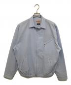 HIGH!STANDARD×TOWN CRAFTハイスタンダード×タウンクラフト）の古着「別注ZIPシアサッカージャケット」｜サックスブルー