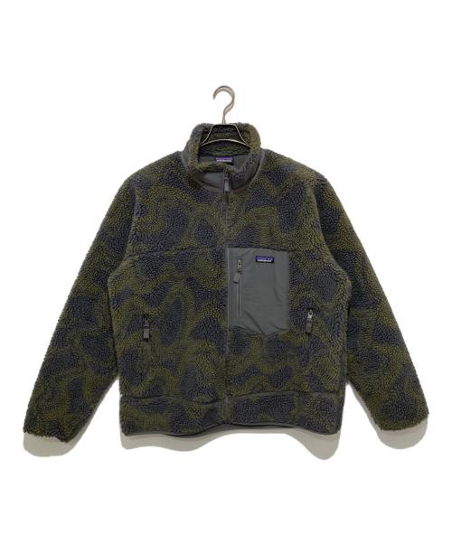 Patagonia（パタゴニア）Patagonia (パタゴニア) Classic Retro-X Jacket（クラッシック レトロXジャケット）　24年製 Forge Grey　23056FA24 / フリースジャケット オリーブ×グレー(CUFG) サイズ:XLの古着・服飾アイテム