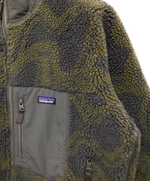 Patagonia（パタゴニア）Patagonia (パタゴニア) Classic Retro-X Jacket（クラッシック レトロXジャケット）　24年製 Forge Grey　23056FA24 / フリースジャケット オリーブ×グレー(CUFG) サイズ:XLの古着・服飾アイテム