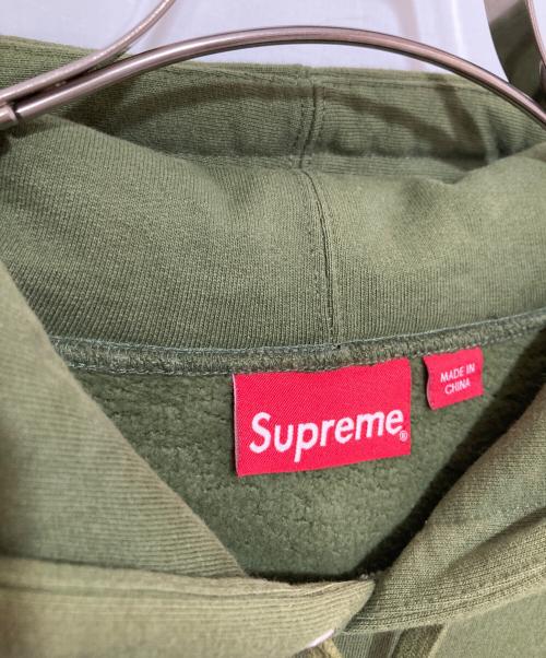 SUPREME（シュプリーム）SUPREME (シュプリーム) Beaded Hooded Sweatshirt　ビーデッドフーディースウェットシャツ　22SS オリーブ サイズ:XLの古着・服飾アイテム