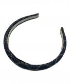 GUCCIグッチ）の古着「GG柄 デニムカチューシャ」｜インディゴ