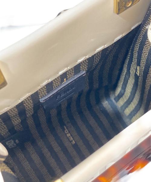 FENDI（フェンディ）FENDI (フェンディ) サンシャインショッパーミニ ショルダーバッグ 8BS051 ベージュの古着・服飾アイテム