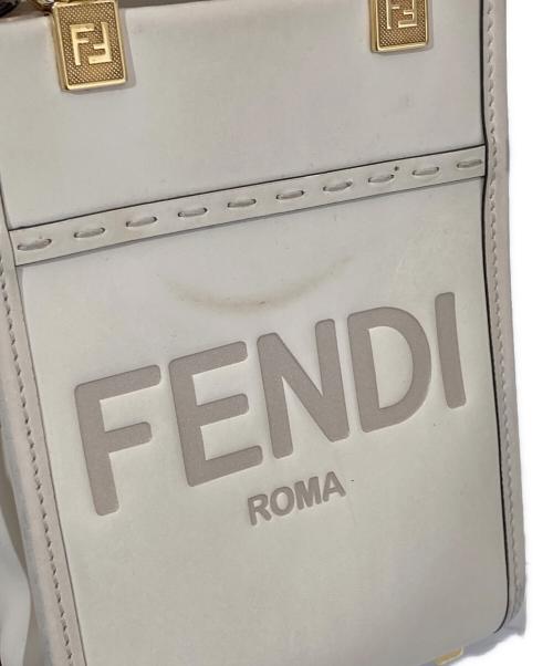 FENDI（フェンディ）FENDI (フェンディ) サンシャインショッパーミニ ショルダーバッグ 8BS051 ベージュの古着・服飾アイテム