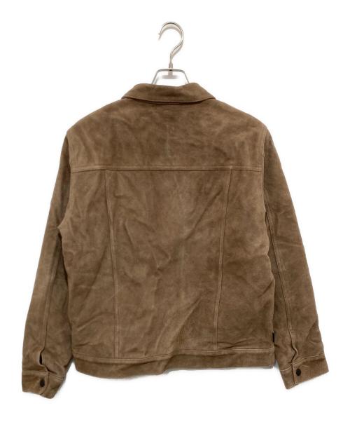 NEIGHBORHOOD（ネイバーフッド）NEIGHBORHOOD (ネイバーフッド) GL-JKT スエード ジャケット　レザージャケット　Suede leather jacket　172SZNH-JKK03 ブラウン サイズ:Lの古着・服飾アイテム