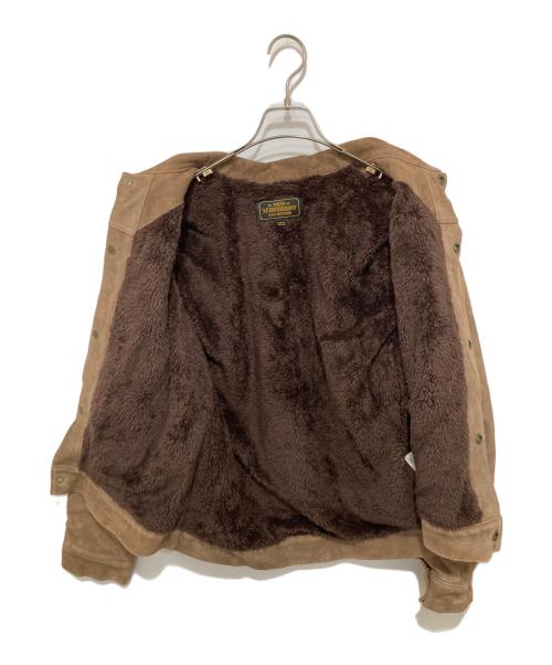 NEIGHBORHOOD（ネイバーフッド）NEIGHBORHOOD (ネイバーフッド) GL-JKT スエード ジャケット　レザージャケット　Suede leather jacket　172SZNH-JKK03 ブラウン サイズ:Lの古着・服飾アイテム