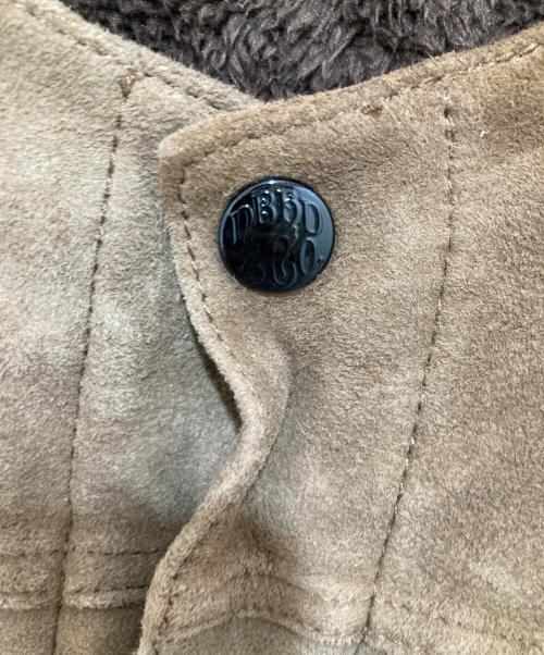 NEIGHBORHOOD（ネイバーフッド）NEIGHBORHOOD (ネイバーフッド) STOCKMAN-L/GL-VEST　ストックマン-L/GL-ベスト　レザーベスト　スエード　172SZNH-JKM04 ブラウン サイズ:Lの古着・服飾アイテム