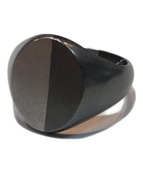 Maison Margiela（メゾンマルジェラ）Maison Margiela (メゾンマルジェラ) MaisonMargiela11 シグネットリング ツートンリング シルバー925 シルバー サイズ:21号の古着・服飾アイテム