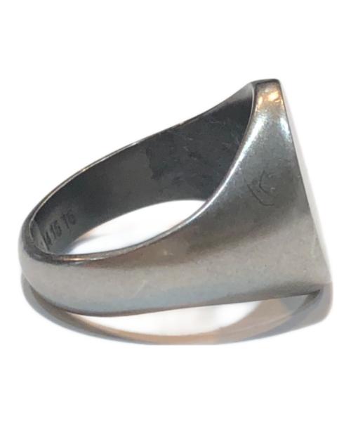 Maison Margiela（メゾンマルジェラ）Maison Margiela (メゾンマルジェラ) MaisonMargiela11 シグネットリング ツートンリング シルバー925 シルバー サイズ:21号の古着・服飾アイテム