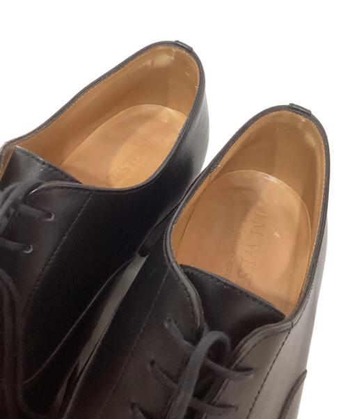 J.M.WESTON（ジェイエムウエストン）J.M.WESTON (ジェイエムウエストン) 300 キャップトゥオックスフォード ブラック キャップトゥストレートチップシューズ ボックスカーフ ブラック サイズ:5.5Eの古着・服飾アイテム