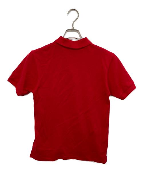 PLAY COMME des GARCONS（プレイコムデギャルソン）PLAY COMME des GARCONS (プレイコムデギャルソン) AD2025 ハートワッペンポロシャツ AX-T006 / 半袖ﾎﾟﾛｼｬﾂ レッド サイズ:XSの古着・服飾アイテム