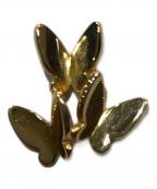 AHKAHアーカー）の古着「パピヨンブリリアン 蝶 ピアス K18 1.2g」