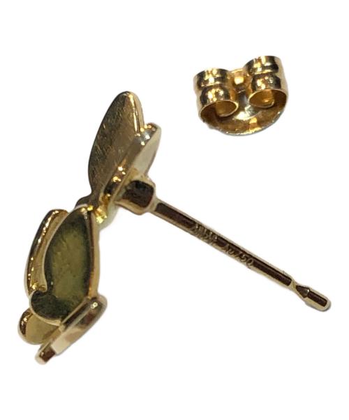 AHKAH（アーカー）AHKAH (アーカー) パピヨンブリリアン 蝶 ピアス K18 1.2gの古着・服飾アイテム