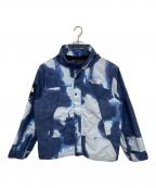 SUPREME×THE NORTH FACEシュプリーム×ザ ノース フェイス）の古着「Bleached Denim Print Mountain Jacket（ブリーチデニムプリントマウンテンジャケット）21AW NP52100I / マウンテンパーカー」｜インディゴ
