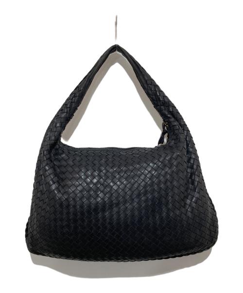 BOTTEGA VENETA（ボッテガベネタ）BOTTEGA VENETA (ボッテガベネタ) イントレチャートワンショルダーバッグ　115654 V0013 2040 ブラックの古着・服飾アイテム