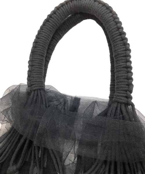 Chika Kisada（チカ キサダ）Chika Kisada (チカ キサダ) Crochet Bag ブラックの古着・服飾アイテム