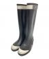 CHANEL（シャネル）の古着「Rubber long boots　ラバーロゴレインブーツ　G34076」｜ブラック