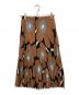 marimekko (マリメッコ) 総柄プリーツスカート / ロングスカート　093482-891 ブラウン サイズ:XS：16000円