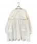 AUGUST（オーガスト）の古着「original cutwork lace blouse　オリジナルカットワークレースブラウス」｜ホワイト