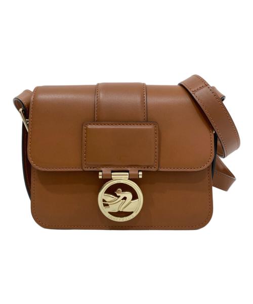 LONGCHAMP（ロンシャン）LONGCHAMP (ロンシャン) BOX TROT CROSSBODY BAG（ボックス トロット クロスボディバッグ）　10174HAU504 ブラウンの古着・服飾アイテム
