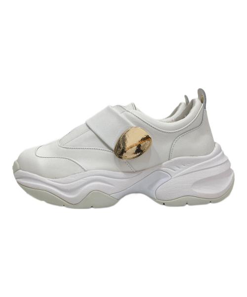 HARUNOBUMURATA（ハルノブ ムラタ）HARUNOBUMURATA (ハルノブ ムラタ) OAO (オーエーオー) AMBER FOR HARUNOBUMURATA　ローカットスニーカー　24D-1A05AC2 ホワイト サイズ:24の古着・服飾アイテム