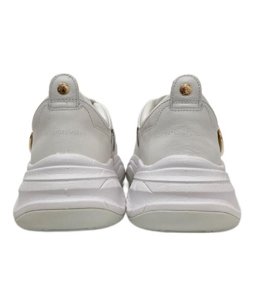 HARUNOBUMURATA（ハルノブ ムラタ）HARUNOBUMURATA (ハルノブ ムラタ) OAO (オーエーオー) AMBER FOR HARUNOBUMURATA　ローカットスニーカー　24D-1A05AC2 ホワイト サイズ:24の古着・服飾アイテム