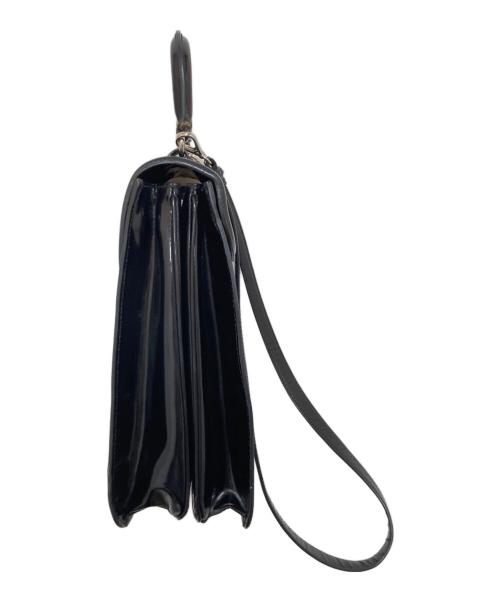 MIU MIU（ミュウミュウ）MIU MIU (ミュウミュウ) 2WAYパテントバッグ　5BA005 ブラックの古着・服飾アイテム