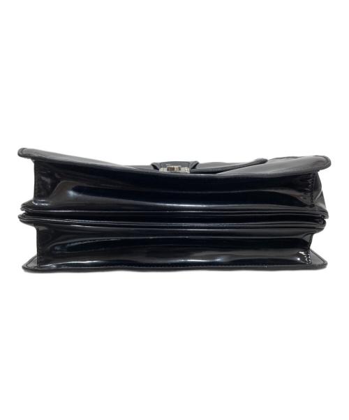 MIU MIU（ミュウミュウ）MIU MIU (ミュウミュウ) 2WAYパテントバッグ　5BA005 ブラックの古着・服飾アイテム