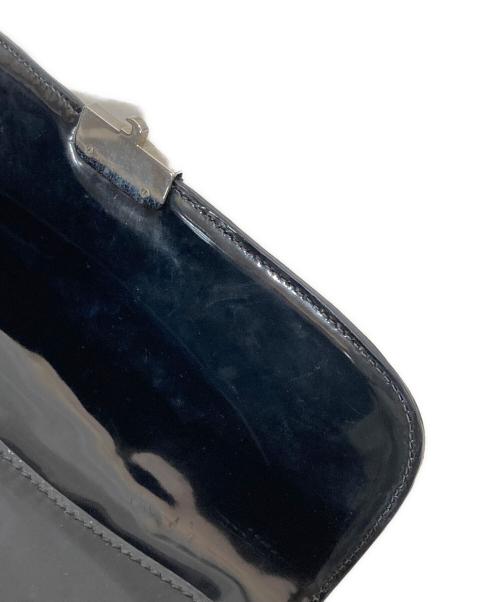 MIU MIU（ミュウミュウ）MIU MIU (ミュウミュウ) 2WAYパテントバッグ　5BA005 ブラックの古着・服飾アイテム