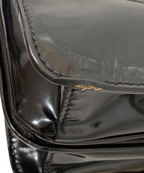 MIU MIU（ミュウミュウ）MIU MIU (ミュウミュウ) 2WAYパテントバッグ　5BA005 ブラックの古着・服飾アイテム